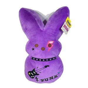 Peeps Emo Punk Rock Bunny Purple 16" Plush Stuffed Animal
